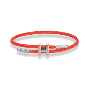 Bracelete de Cordão em H