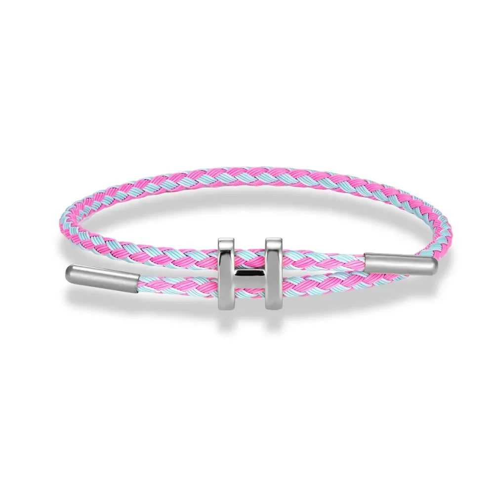 Bracelete de Cordão em H